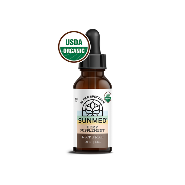 broad spectrum SunMed CBD hemp supplement natural tincture 1000 mg 